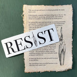 Resist Sticker